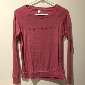 Pink FRIENDS long sleeve shirt